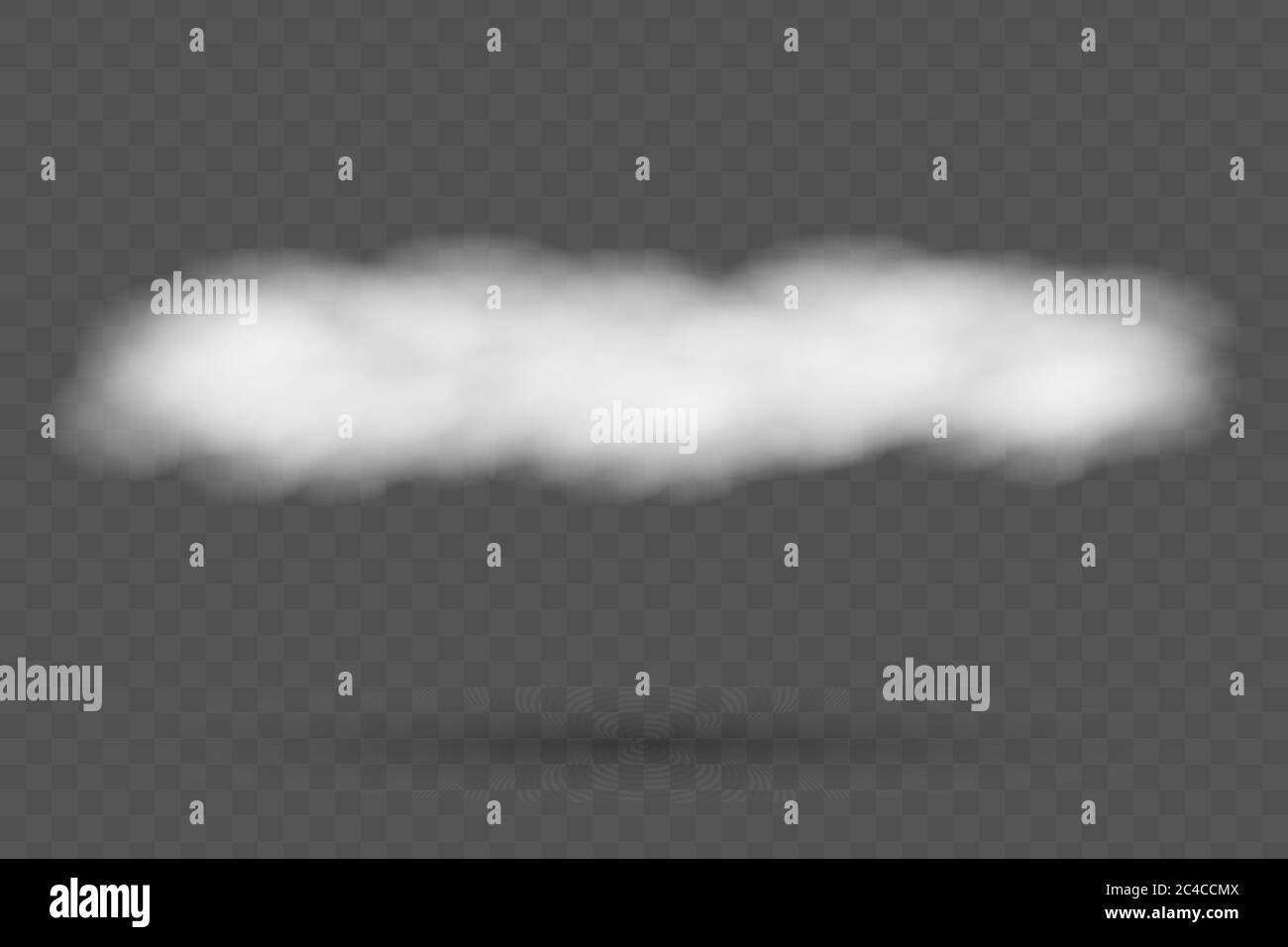 Realistic vector cloud isolated on transparent background Stock Vector ...