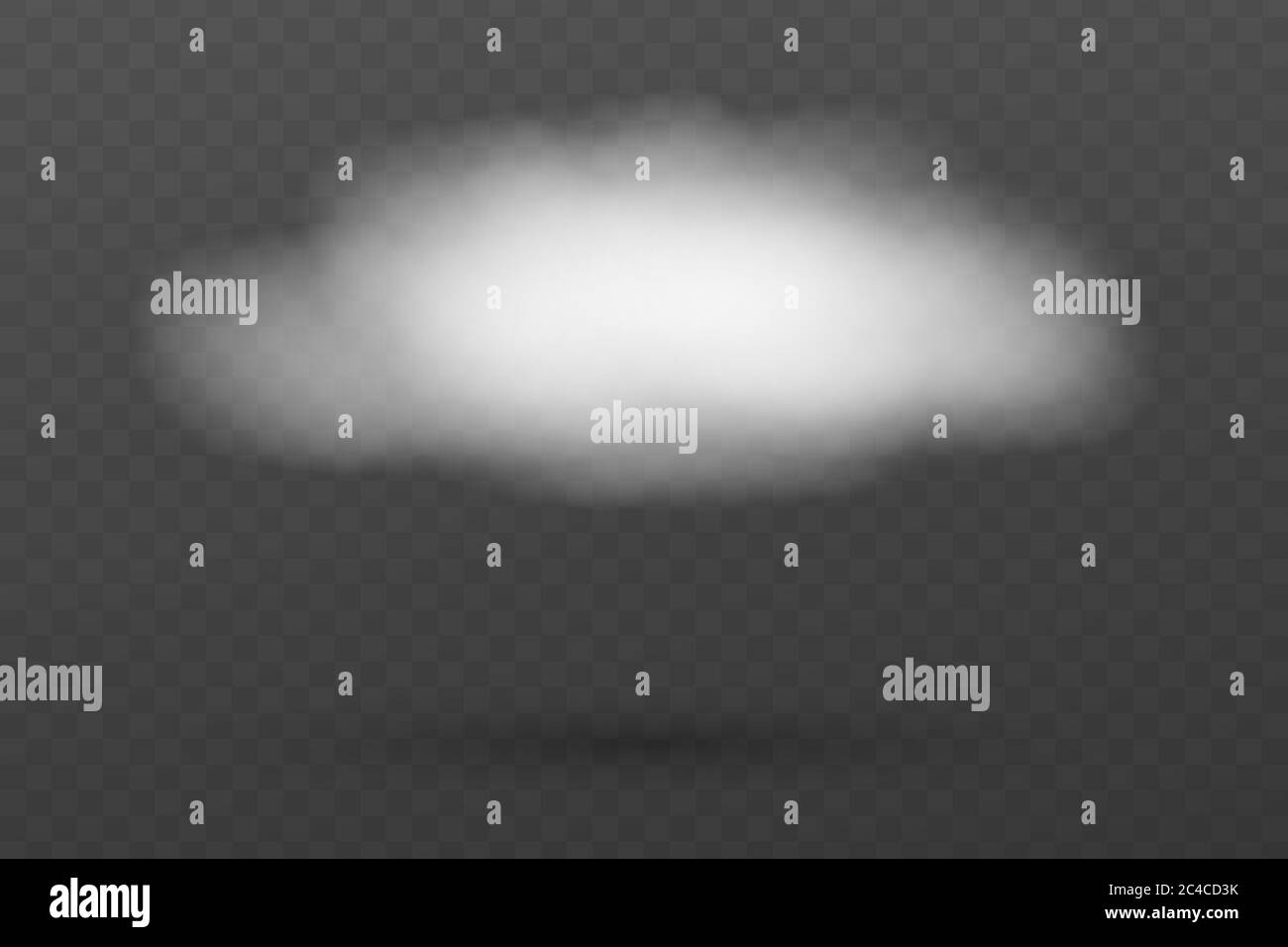 Realistic vector cloud isolated on transparent background Stock Vector ...