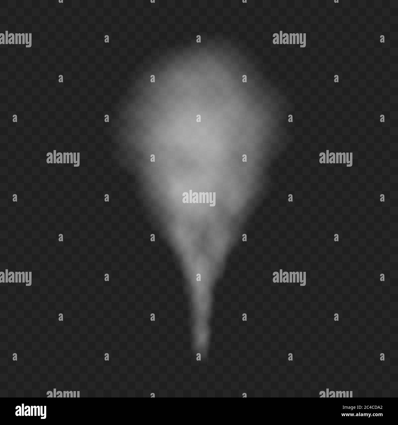 White fog or smoke isolated on transparent background Stock Vector ...