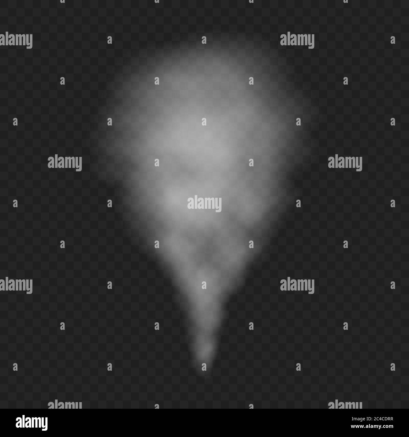 White fog or smoke isolated on transparent background Stock Vector ...