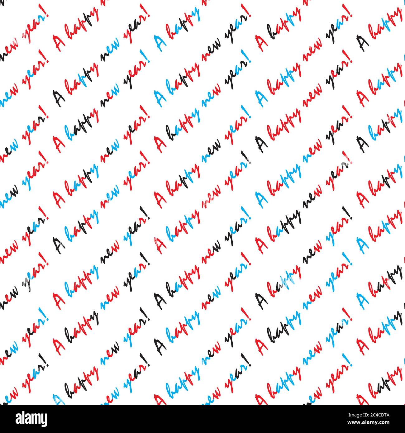 A happy new year(vector pattern) Stock Vector