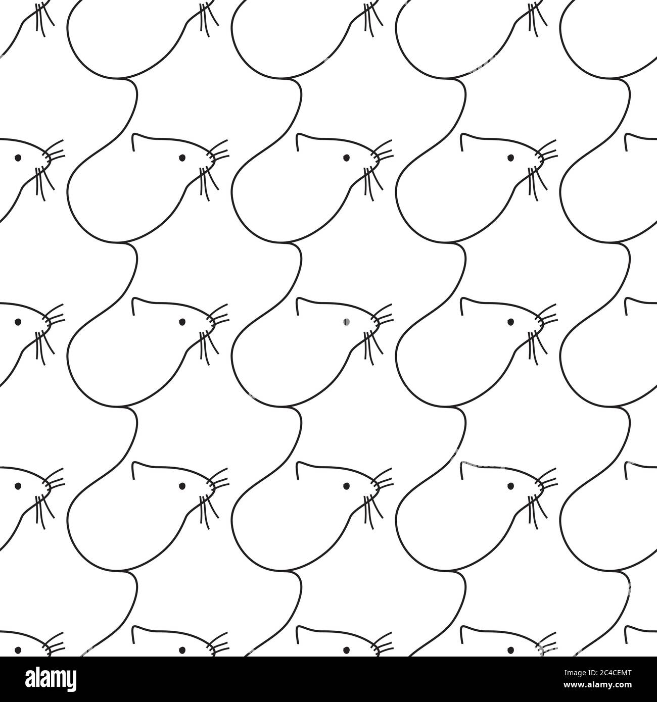 Mice white background Black and White Stock Photos & Images - Alamy