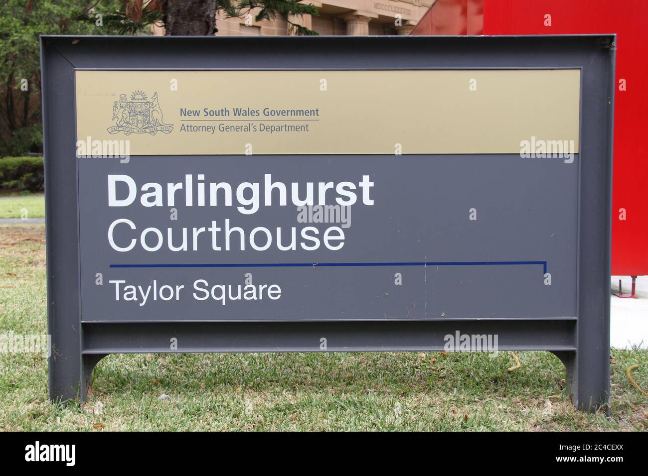 Darlinghurst Supreme Court at Taylor Square in Sydney. Stock Photo