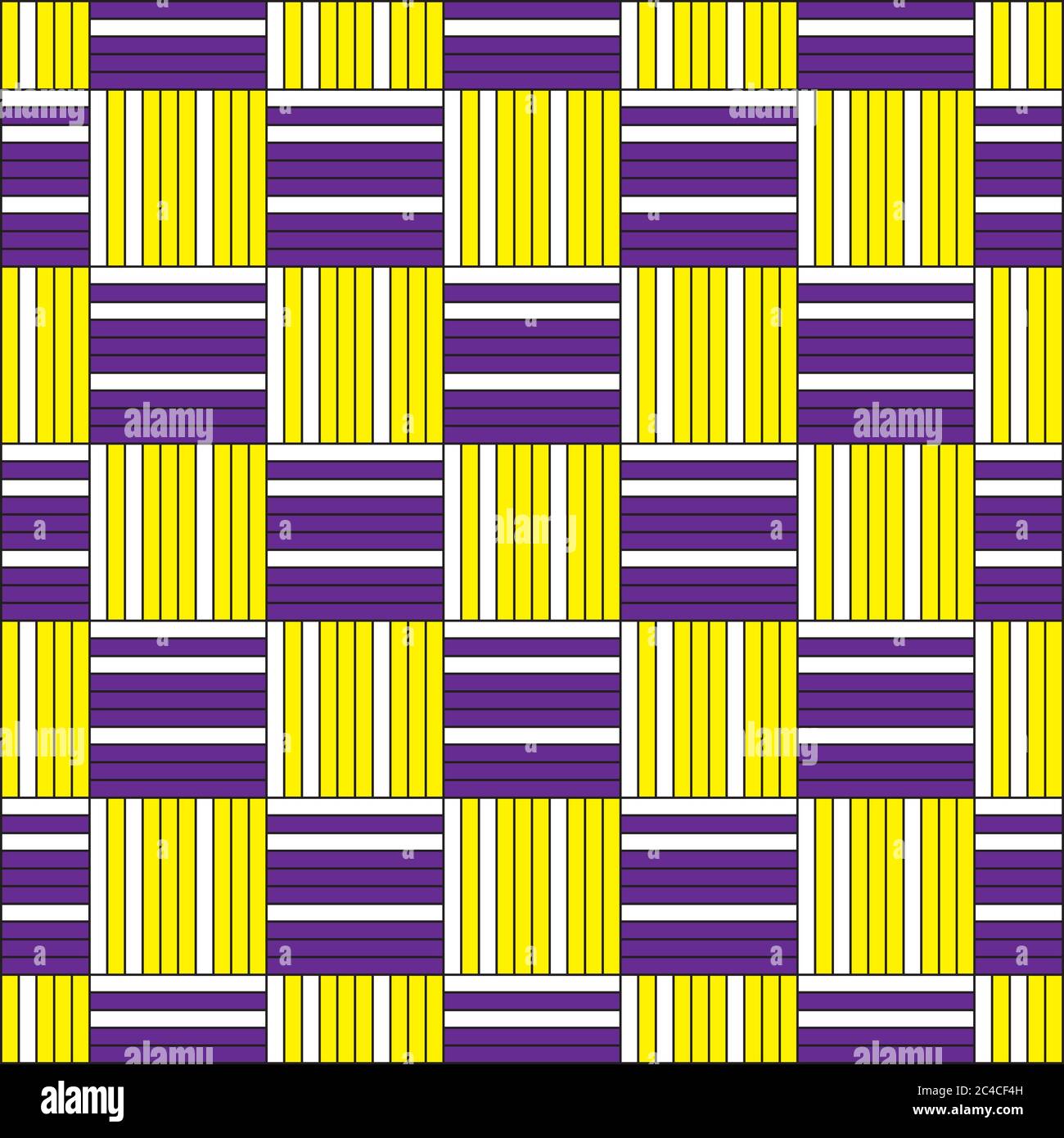 Seamless pattern with horizontal and vertical colored segments Stock ...
