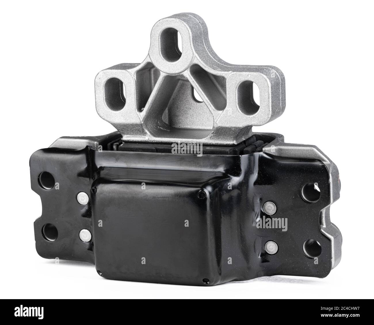 Car part. Shock absorber mount on white background. Stock Photo