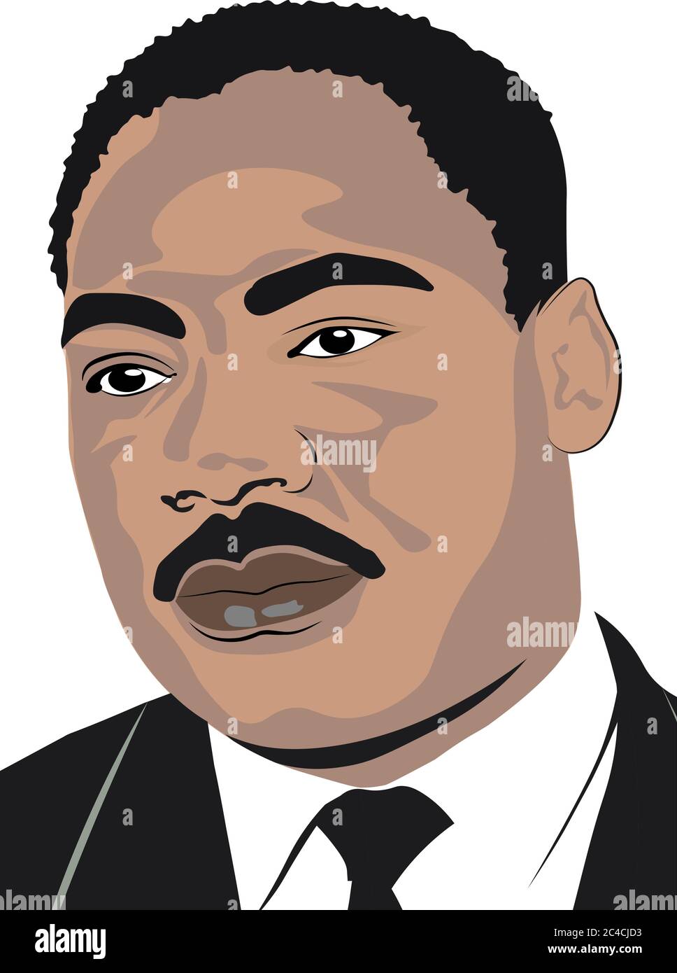 MLK Martin Luther King Jr. Day greeting card background. I have a dream