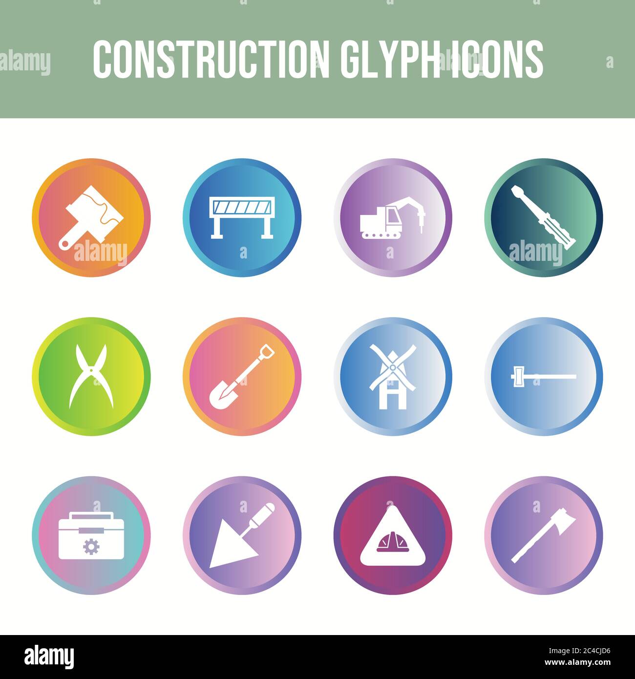 Beautiful Construction vector icon set Stock Vector Image & Art - Alamy
