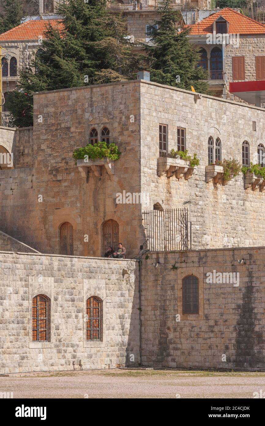 Beiteddine palace, 1818, Beit ed-Dine, Chouf, Lebanon Stock Photo