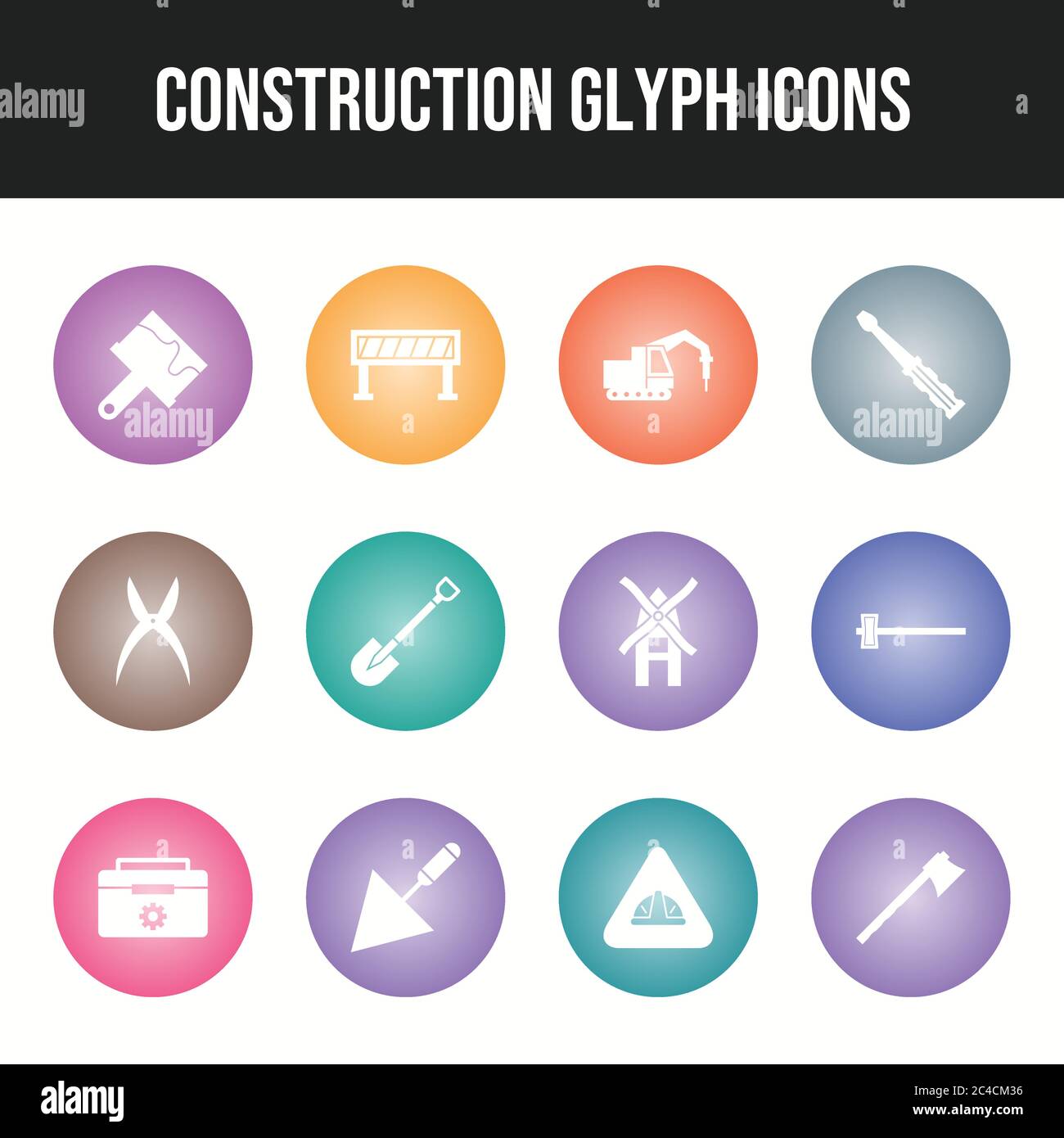Beautiful Construction vector icon set Stock Vector Image & Art - Alamy