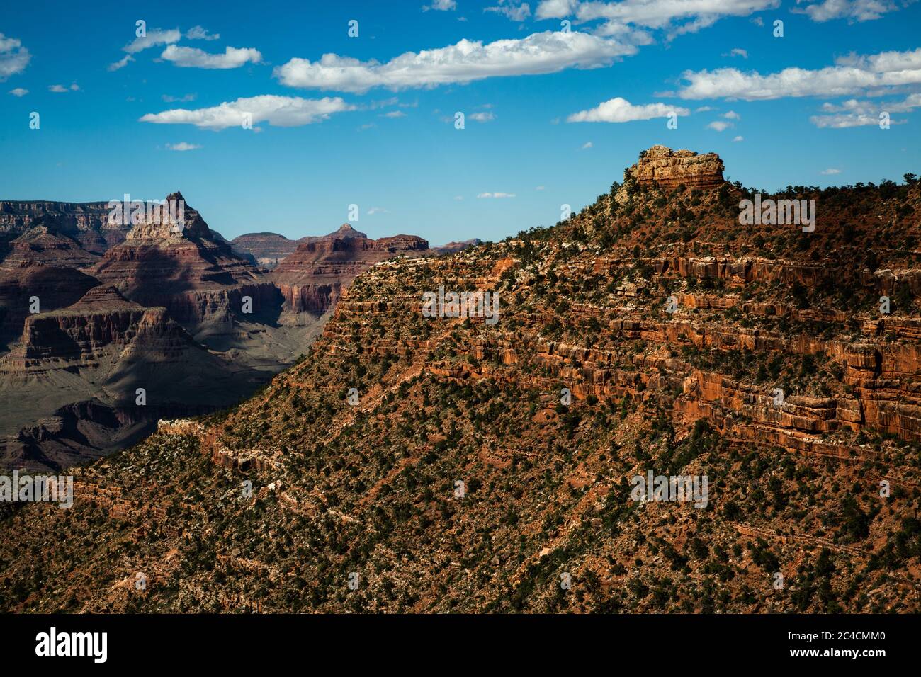 The Grand Canyon, one of the seven natural wonders of the world. Stock Photo