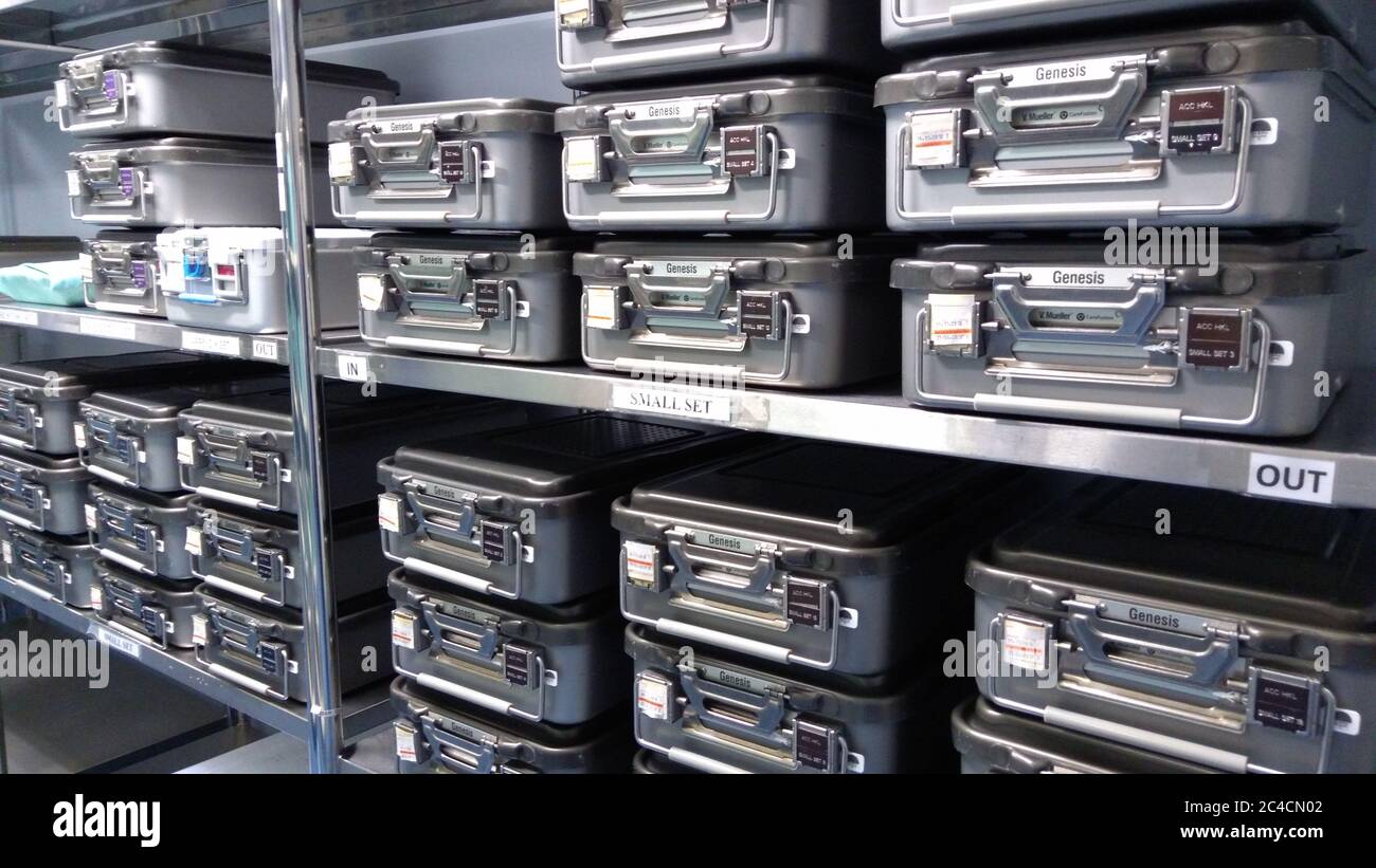 Wrapped Sterile Sets. Wrapped Sterile Instruments Stock Photo Alamy