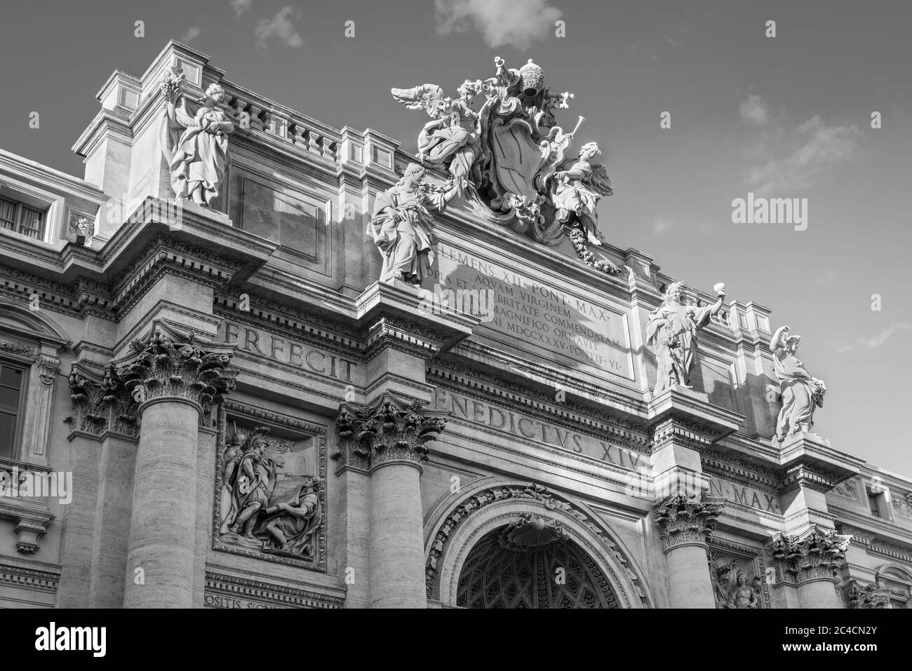 Rome, Italy November 8, 2019 Roman architecture. Portico of the