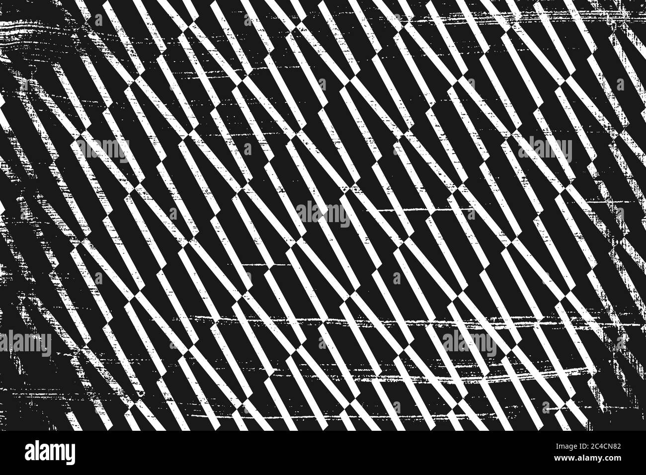 Grunge pattern with geometric stripes. Horizontal black and white ...