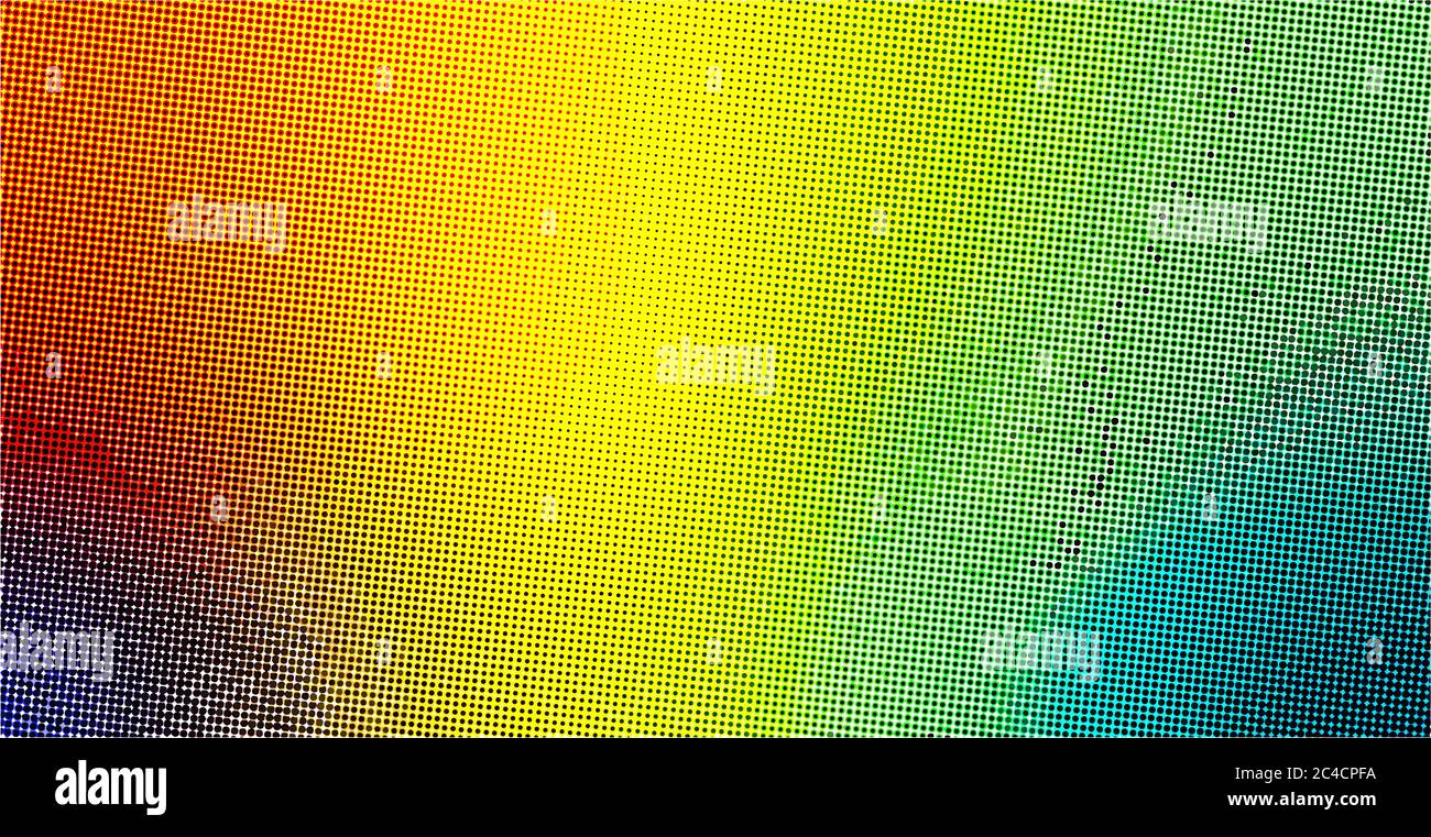 Vector illustration or abstract halftone circle background in different colors Stock Vector
