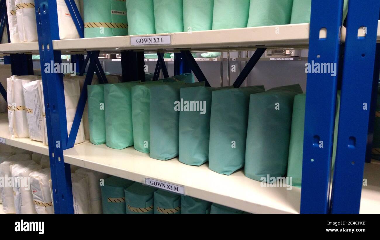 Wrapped Sterile Sets. Wrapped Sterile Instruments Stock Photo Alamy