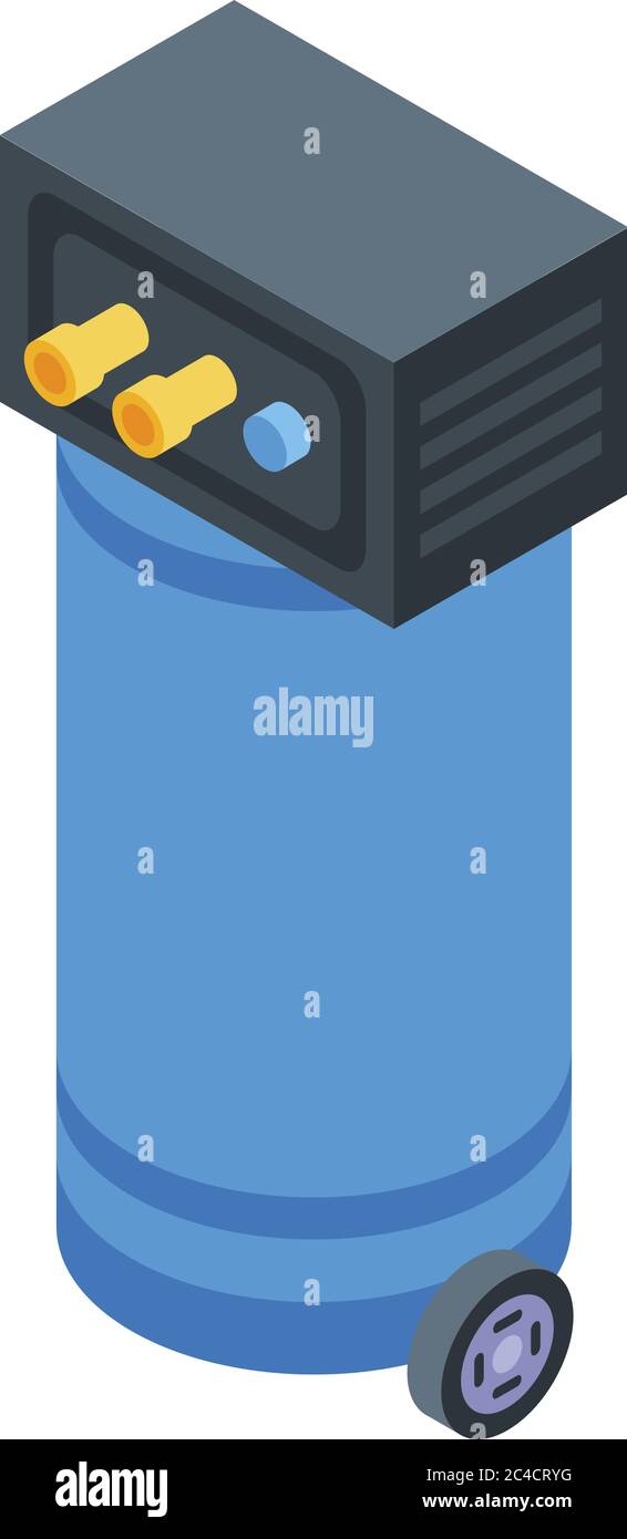 Air compressor icon, isometric style Stock Vector Image & Art - Alamy