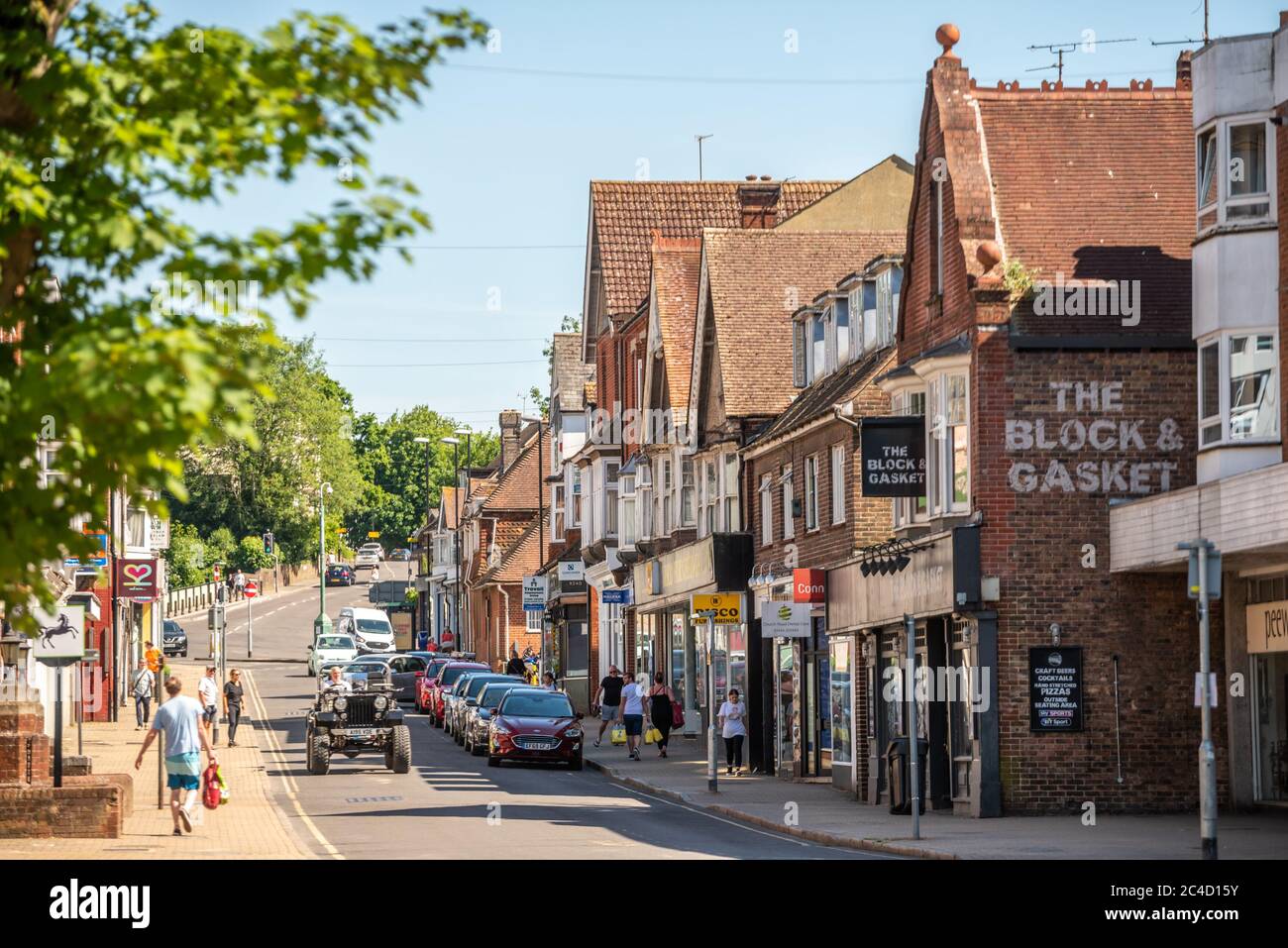 Burgess Hill in Sussex Stock Photo Alamy