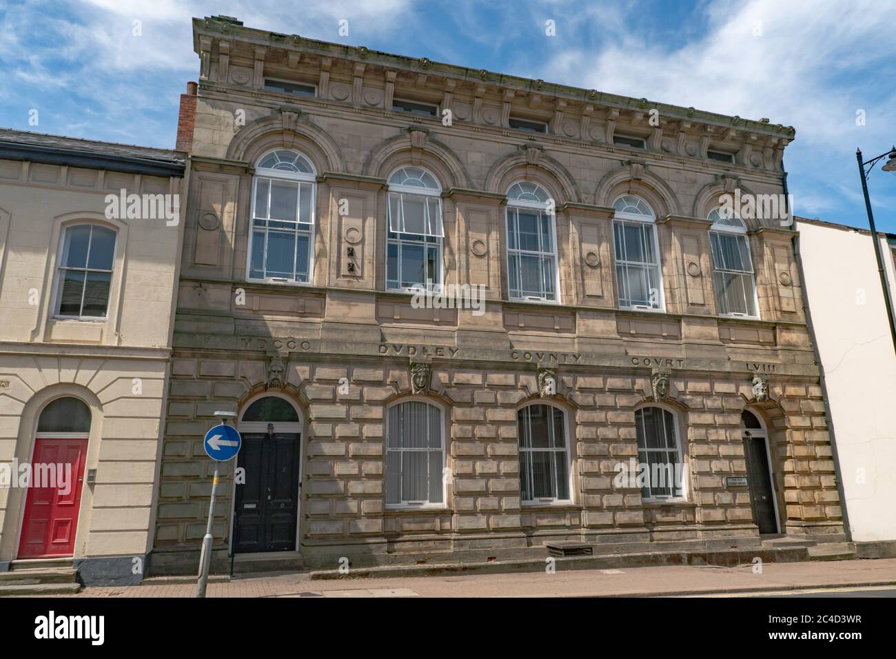 The Old County Court House, Priory Street, Dudley. West Midlands. UK Stock Photo