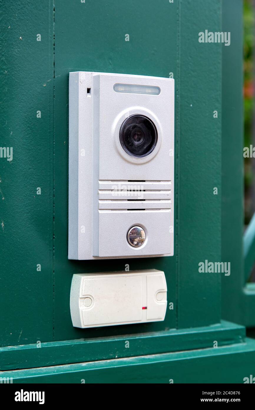 Security intercom installed on hi-res stock photography and images - Alamy