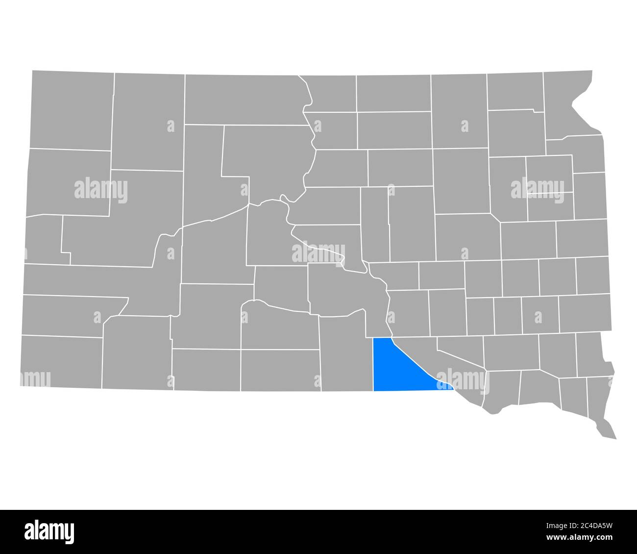 Map of gregory south dakota hires stock photography and images Alamy
