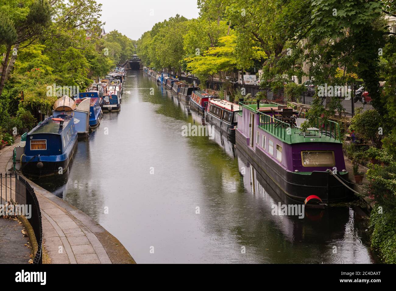 Beautiful view on Little Venice, London Great Britain Stock Photo