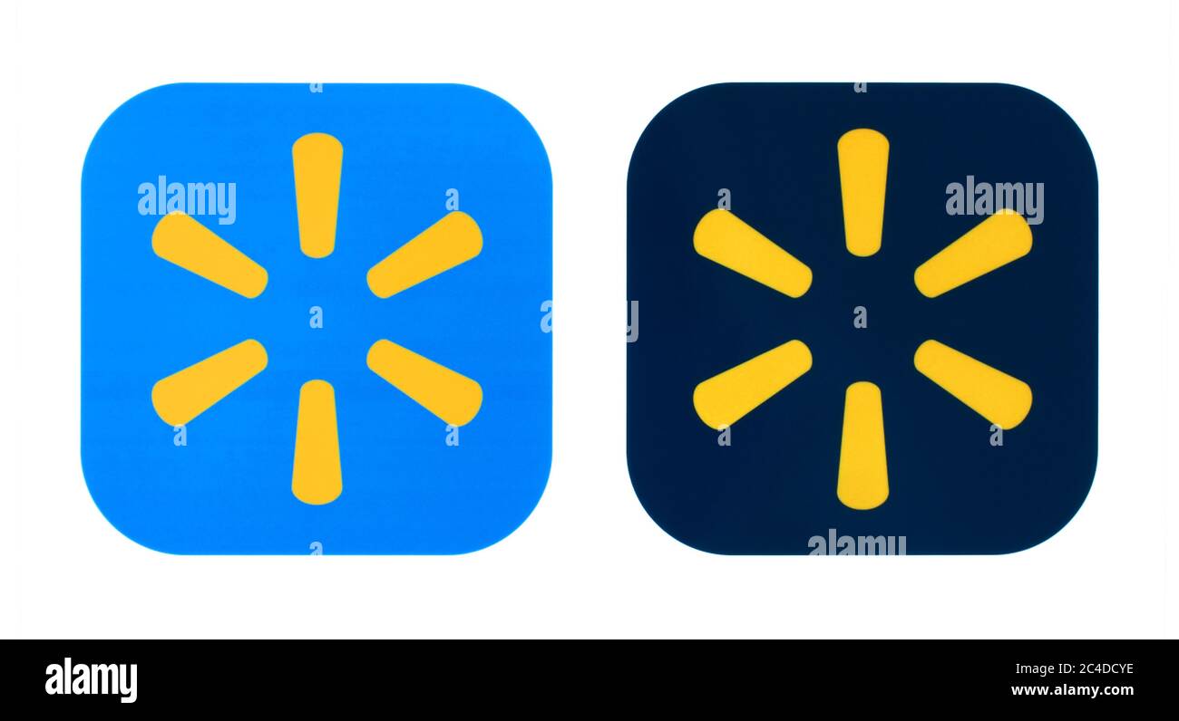 Walmart sign Cut Out Stock Images & Pictures - Alamy