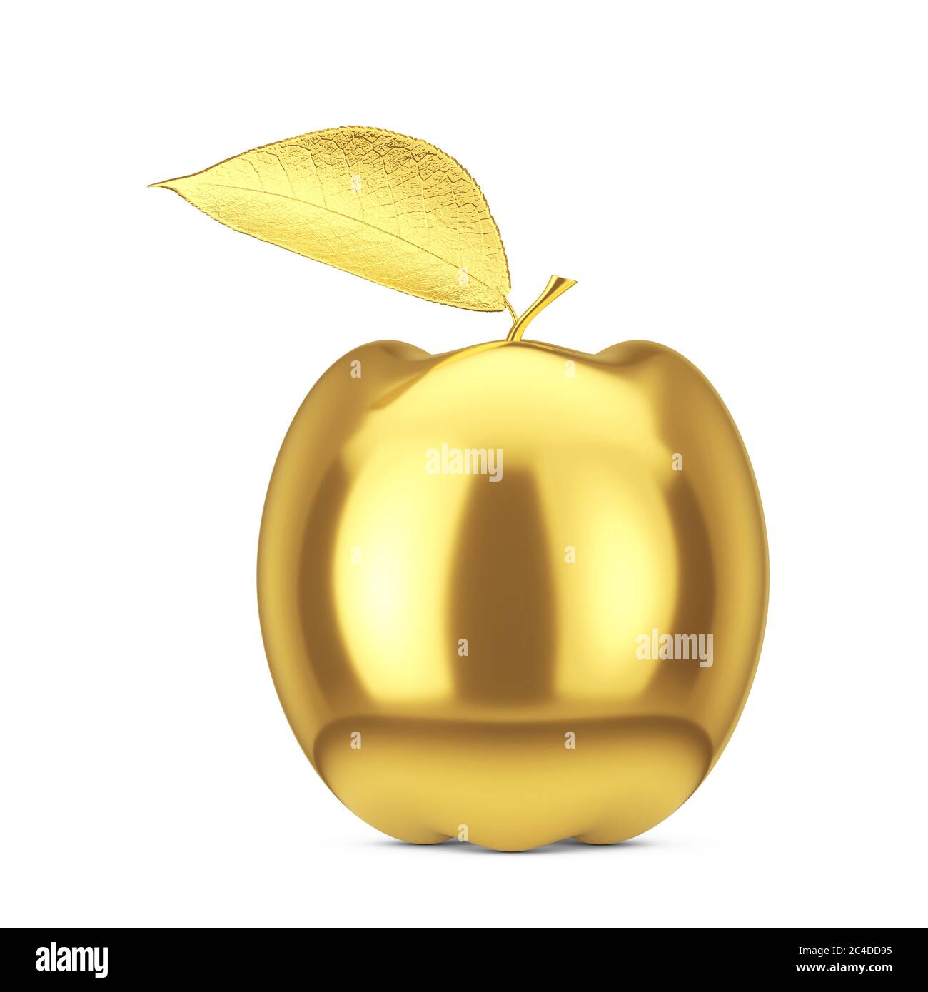 Golden Apple Award White Background High Resolution Stock Photography And Images Alamy