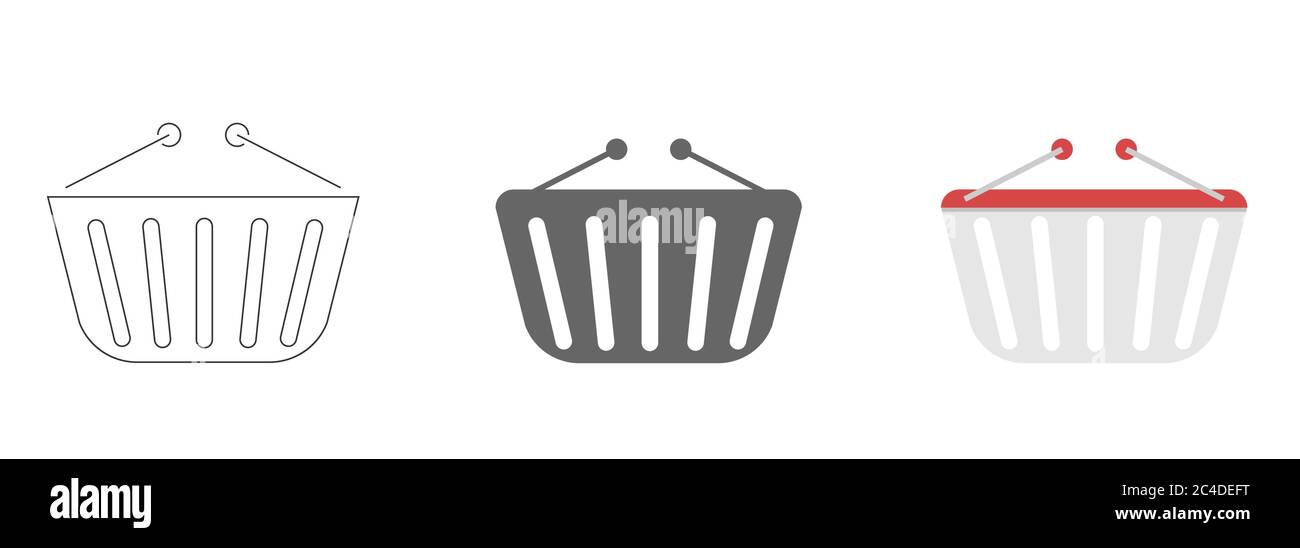 Shopping basket icon Stock Vector