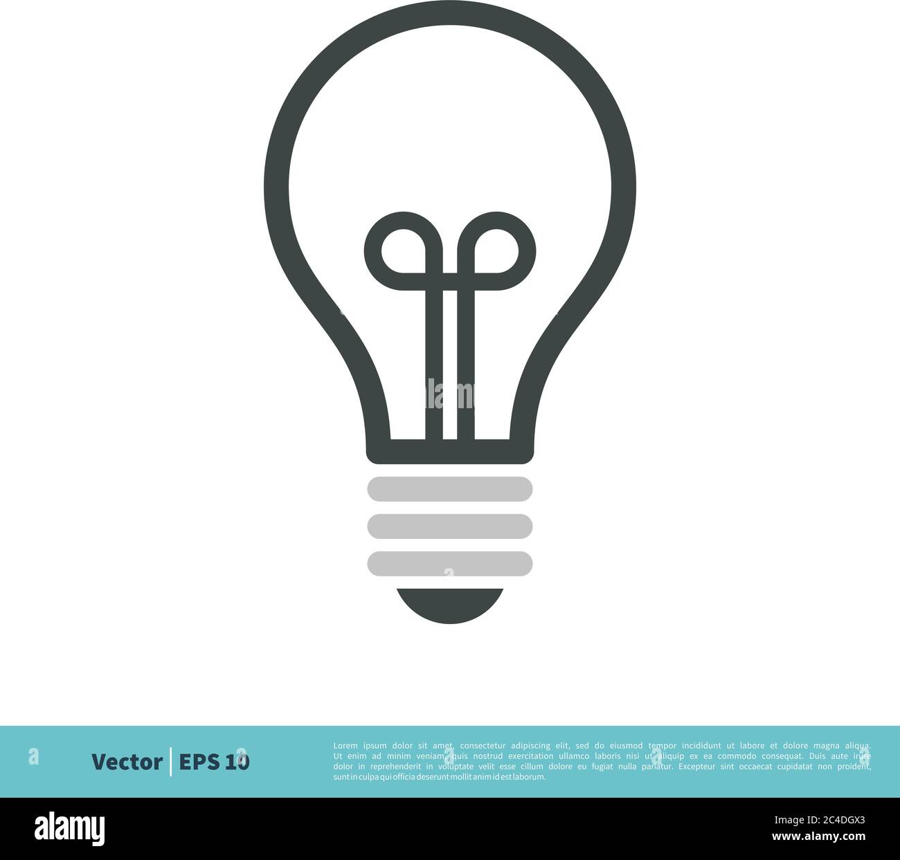 Light Bulb Icon Vector Logo Template Illustration Design. Vector EPS 10 ...