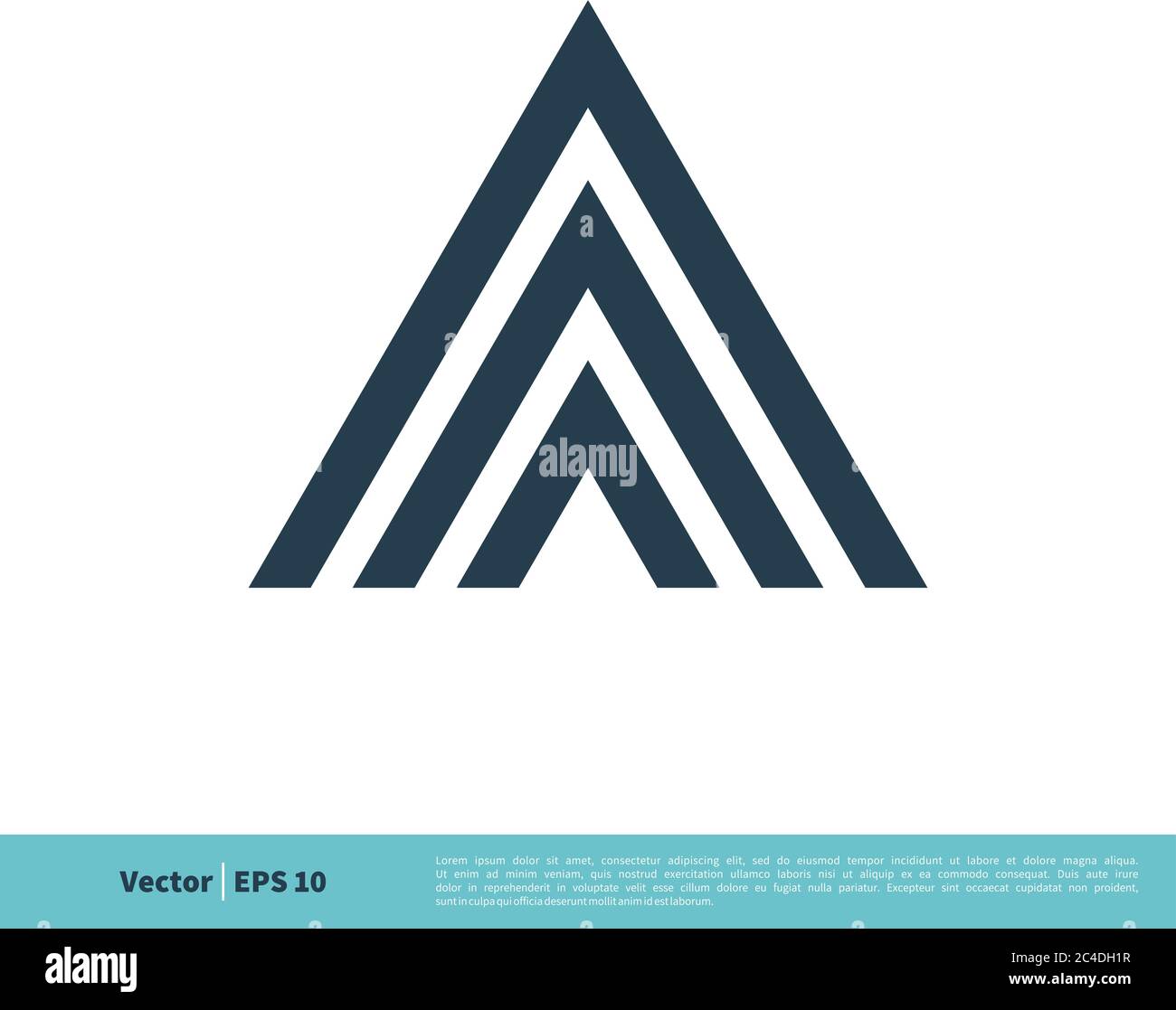 Letter A Icon Vector Logo Template Illustration Design. Vector EPS 10. Stock Vector