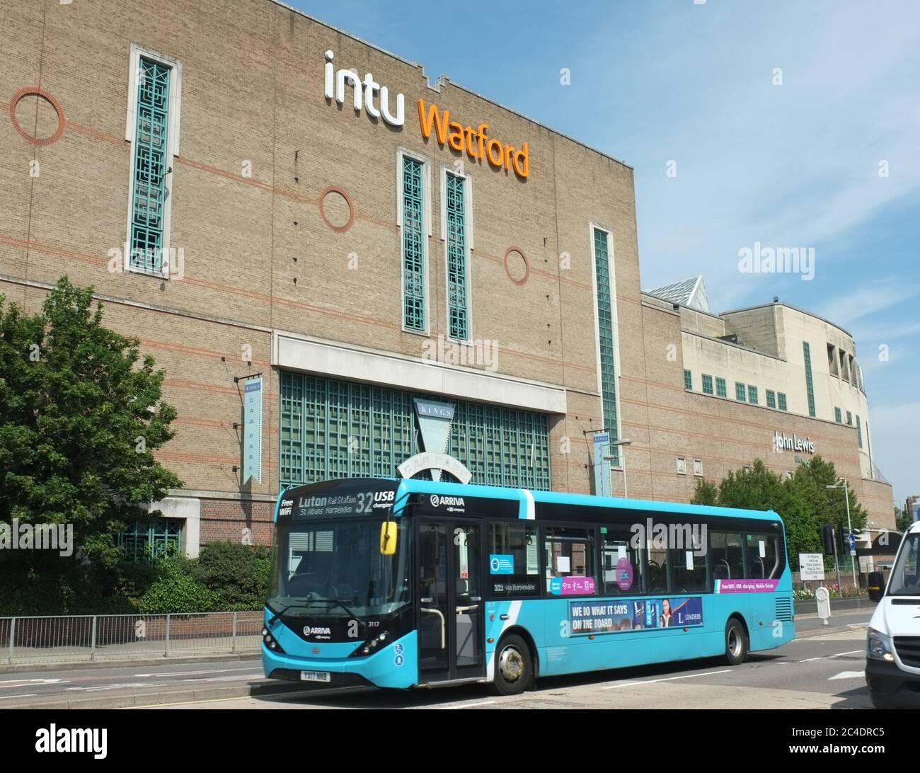 INTU shopping centre in Watford Hertfordshire, UK, Shopping centre giant Intu on brink of administration, 26TH JUNE 2020 Stock Photo
