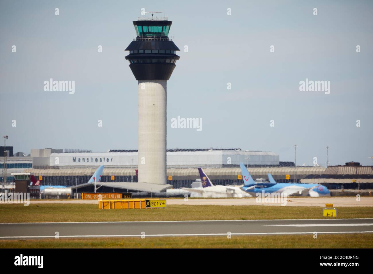 Manchester Airport  £20m air traffic control tower Stock Photo