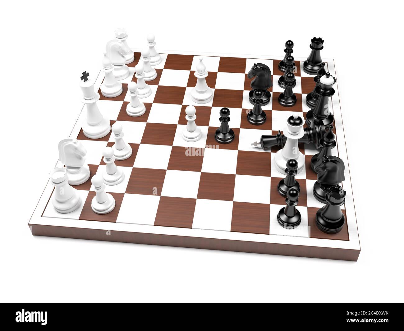 Chess Piece Bishop White 3D, Incl. strategy & play - Envato Elements