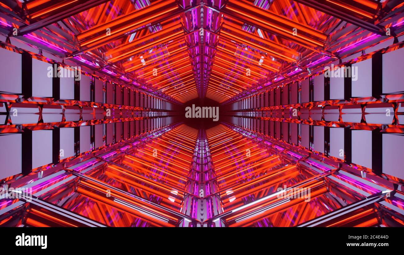 Cosmic background of a 3D rendering of red and pink lights - perfect ...