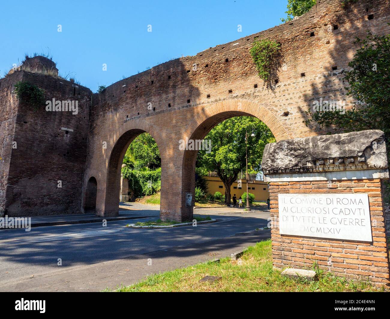 Porta Metronia is a gate in the Aurelian Walls of Rome - Rome, Italy Stock  Photo - Alamy
