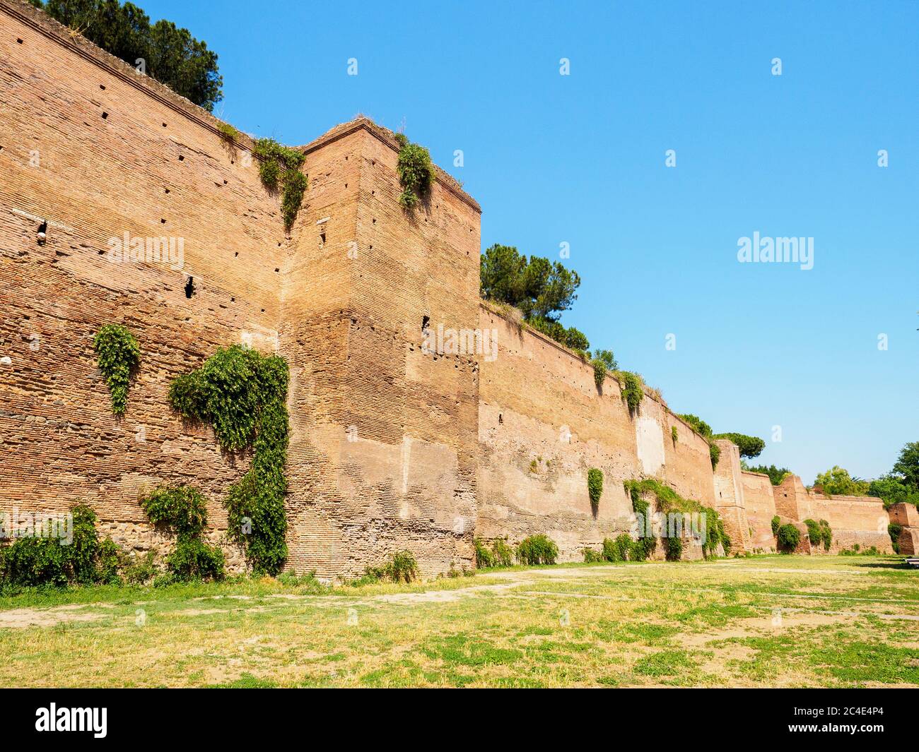 Aurelian walls - Rome, Italy Stock Photo