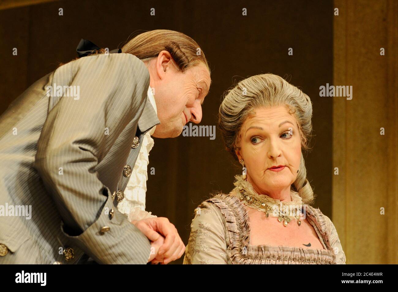 Penelope Keith, Peter Bowles. 'The Rivals' Photocall, Theatre Royal, London. UK Stock Photo