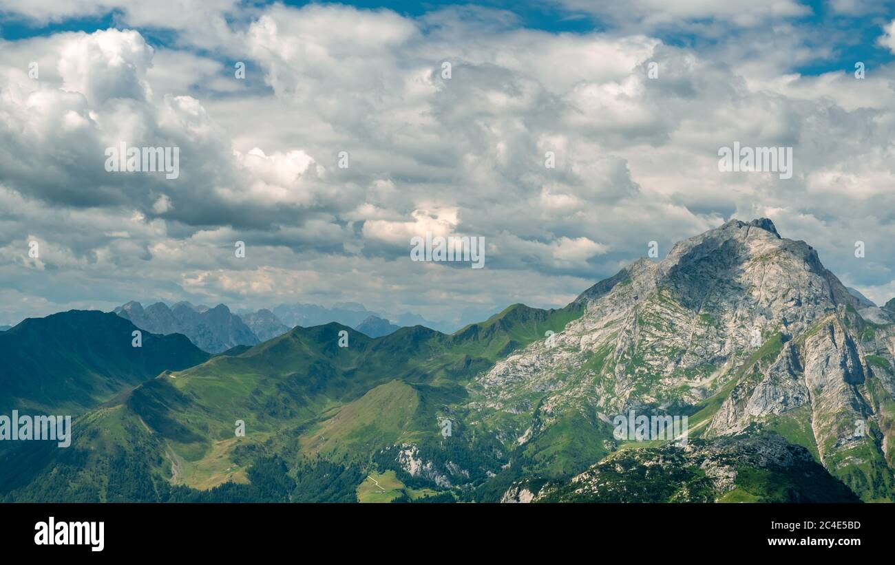 Summer day in the alps of Friuli Venezia-Giulia, Italy Stock Photo - Alamy