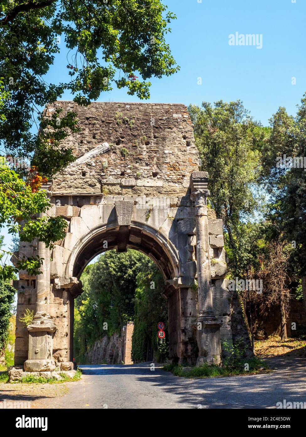 Arch of Drusus Rome, Italy Stock Photo Alamy