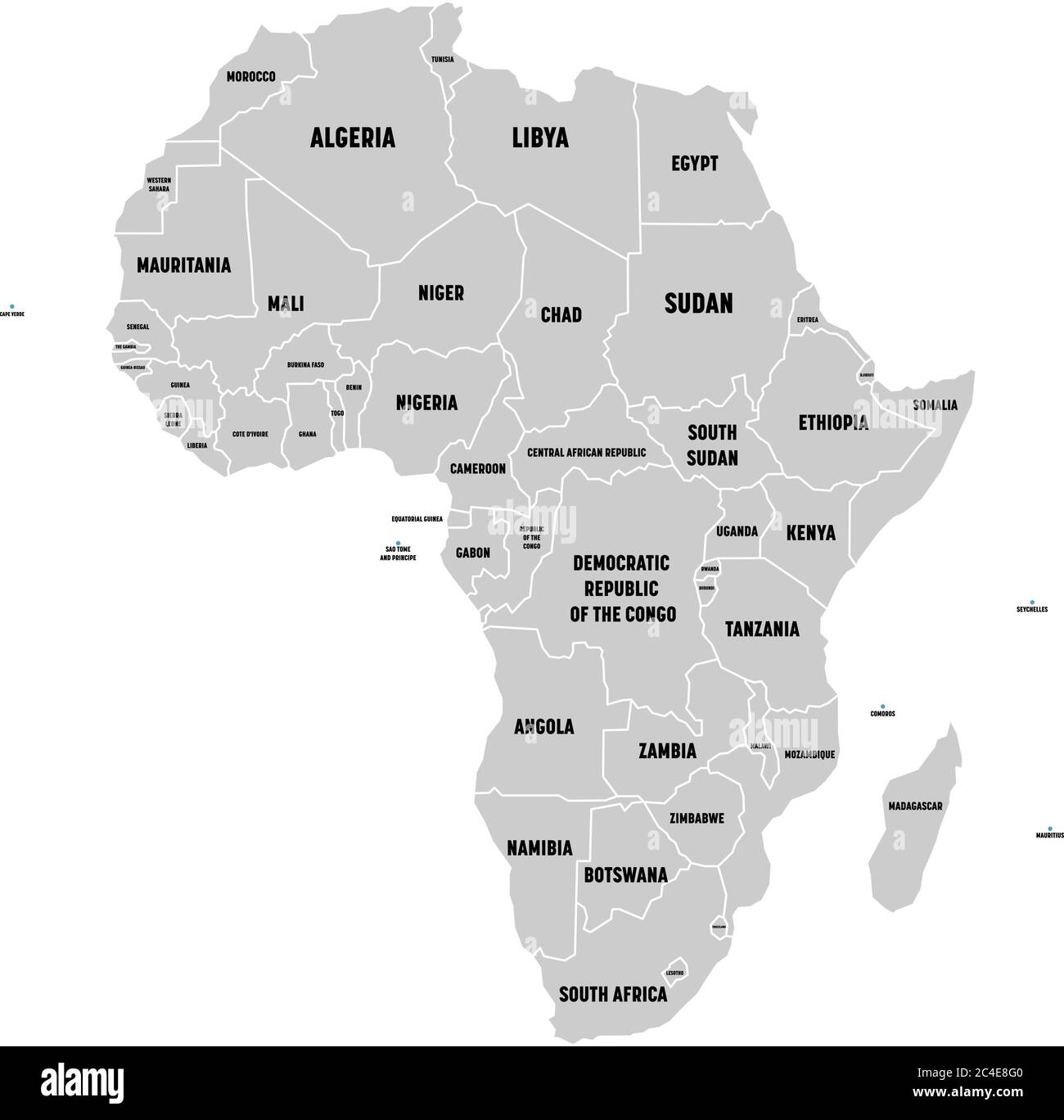 Map Of Africa Continent Map Of Africa Bugbog The Map Shows The