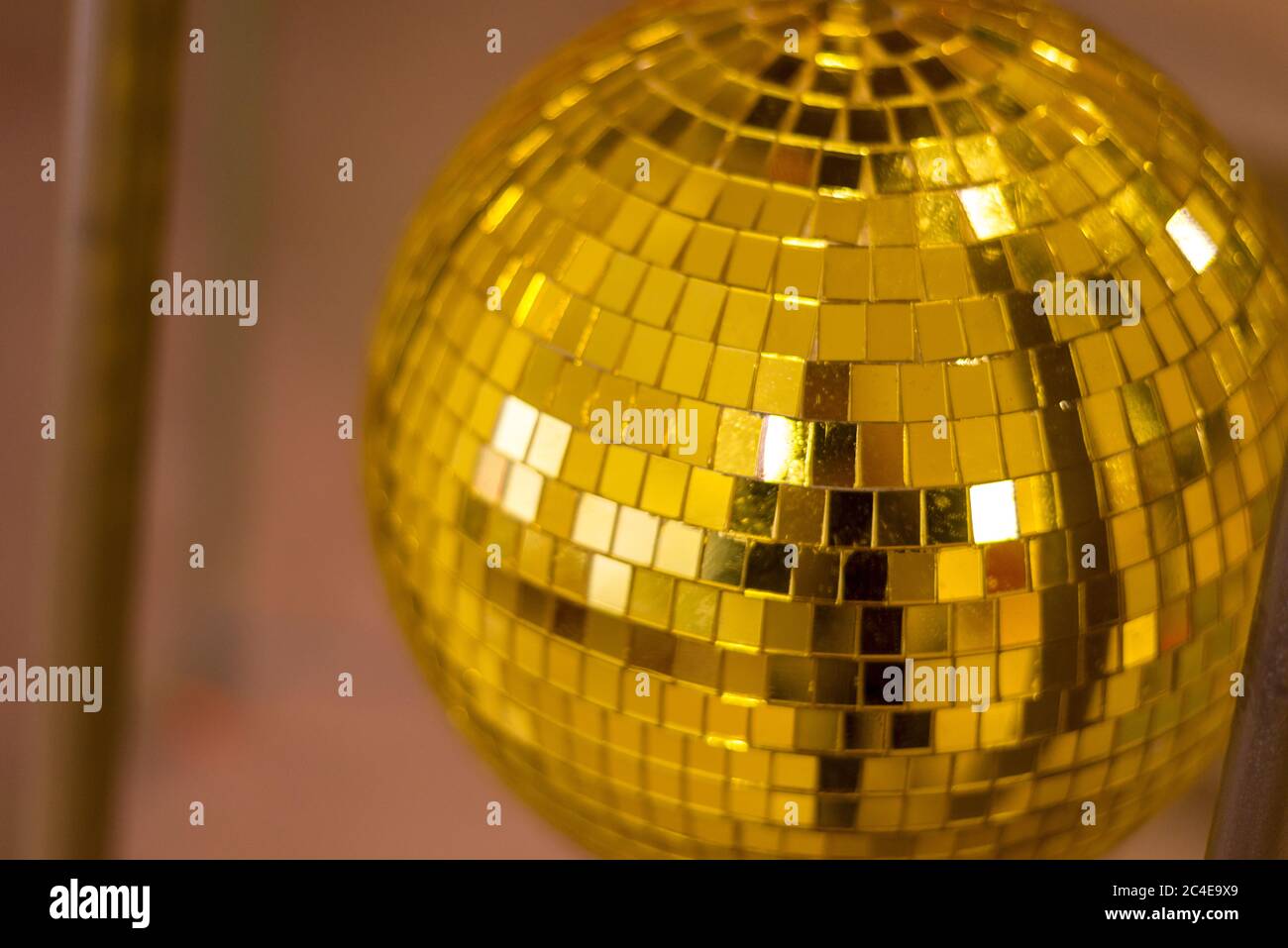 Background Ball Disco Gold Mirror Discoball Golden Glitter White