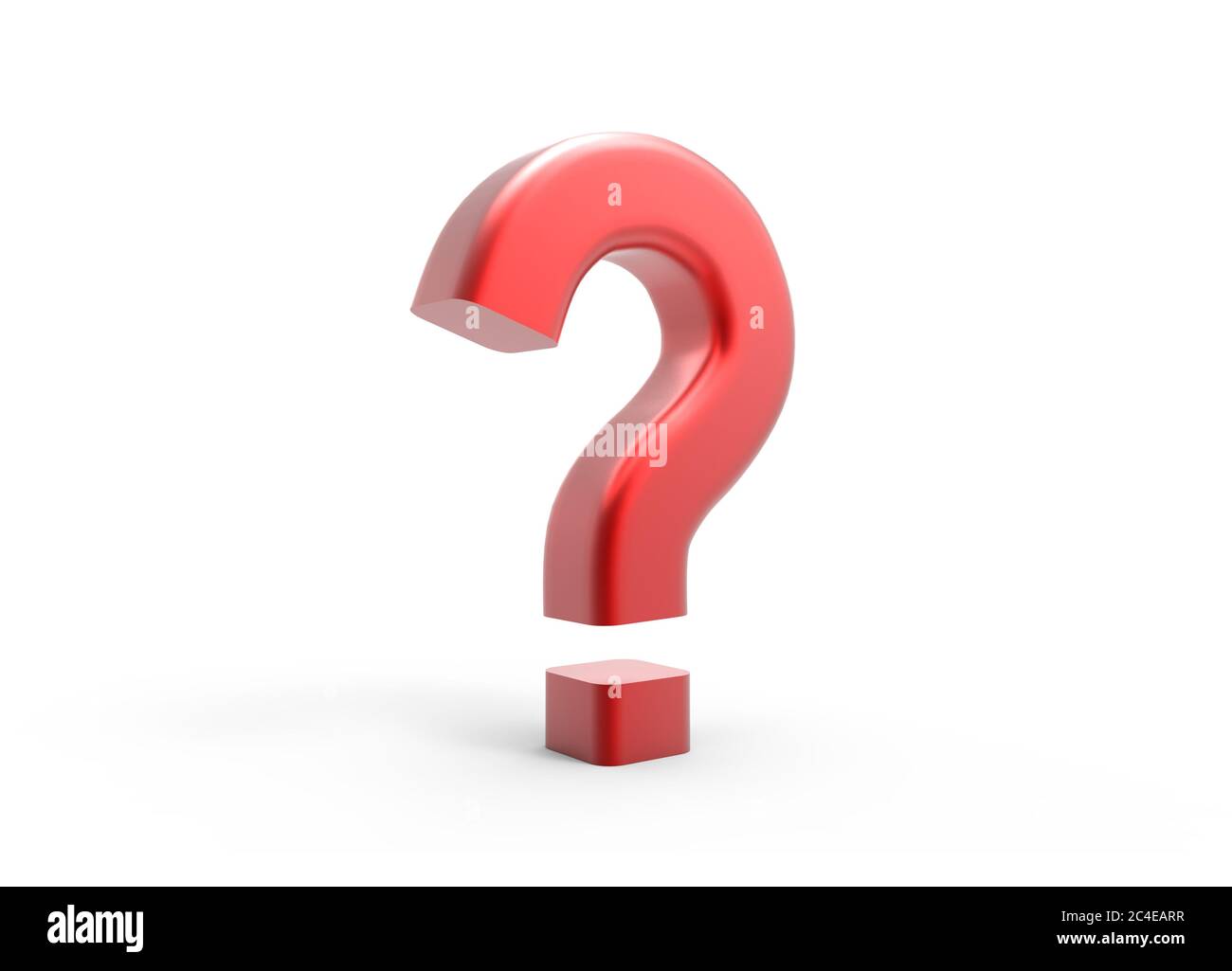 Question mark symbol in red color Stock Photo - Alamy