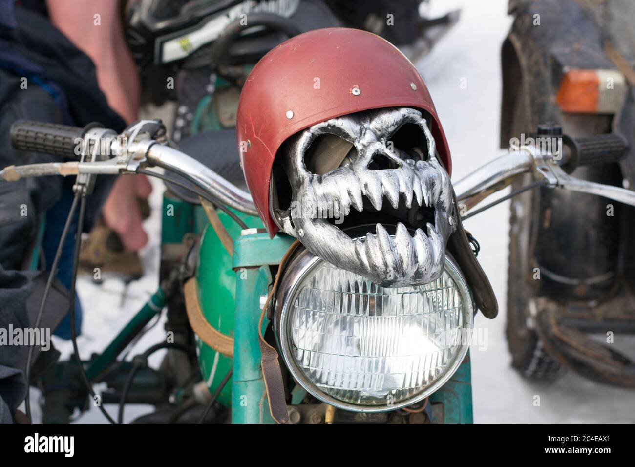 skull bike lights