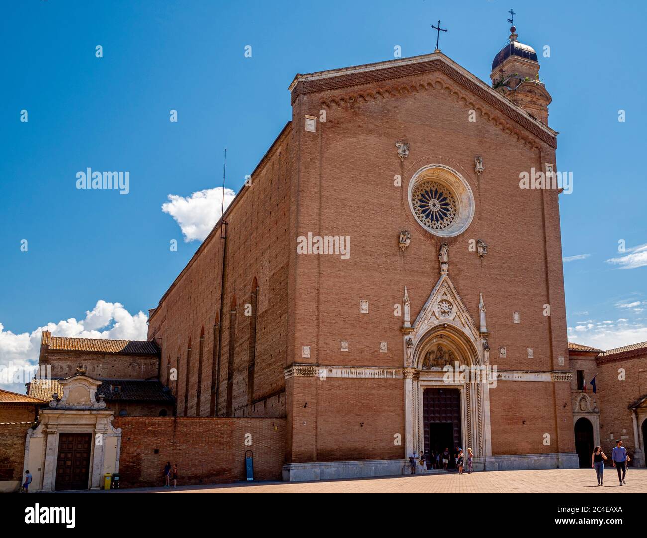 Basilica di San Francesco, Siena. Italy Stock Photo - Alamy