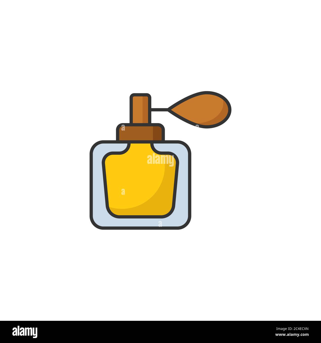Perfume vector icon symbol isolated on white background Stock Vector ...