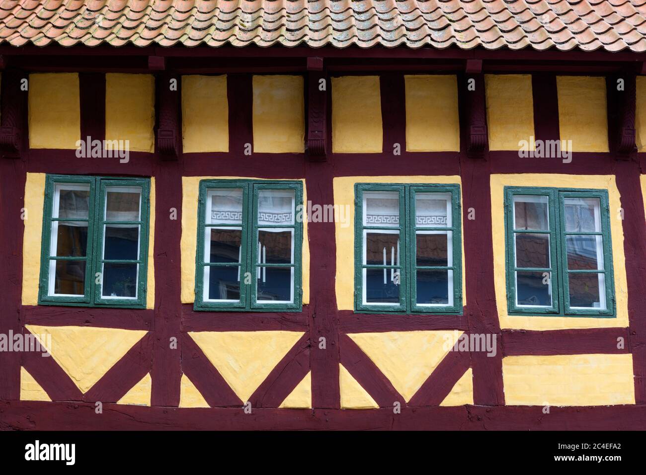 Half timbered house, Koge, Zealand, Denmark, Europe Stock Photo Alamy
