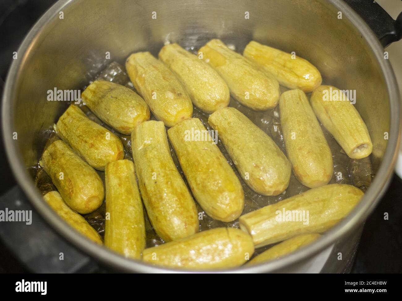 stuffed grape leaves and zucchini Stock Photo Alamy