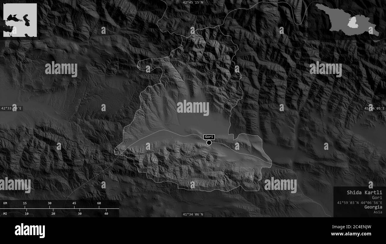 Gori georgia map Black and White Stock Photos & Images - Alamy