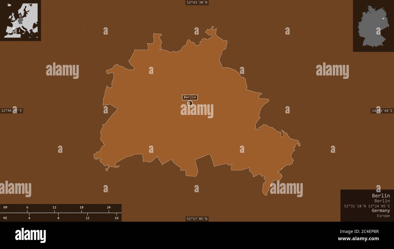 Germany map zoom border pattern hi-res stock photography and images - Alamy