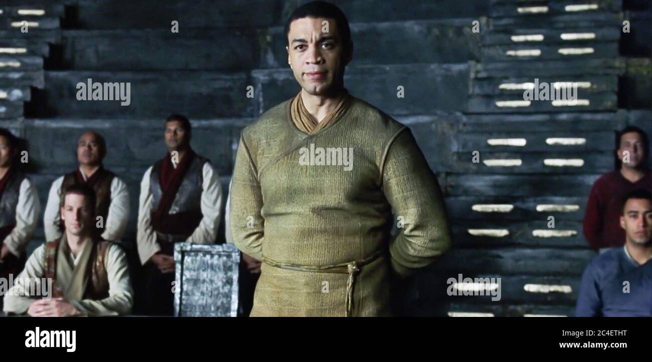 USA. Harry Lennix in a scene from the ©Warner Bros film : The Matrix  Revolutions (2003). Plot: The human city of Zion defends itself against the  massive invasion of the machines as